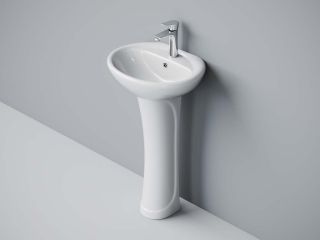 Детская раковина Laguraty 3209F на пьедестале белый